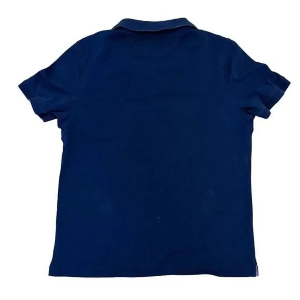 Banana Republic Navy Blue Polo Shirt Size Large